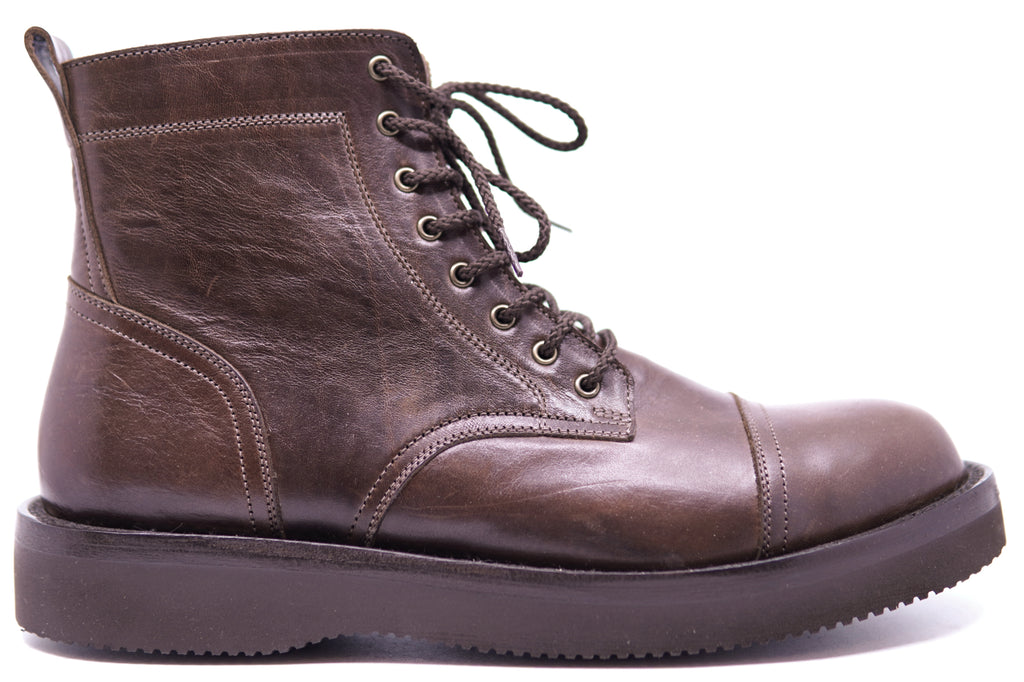 Genuine Leather Cap Toe Boots image 0