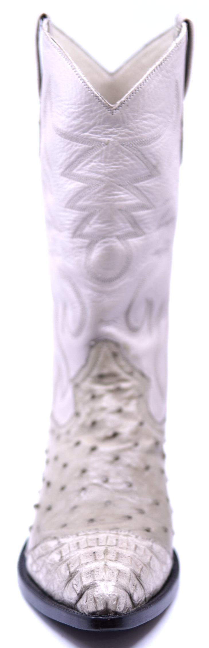 Genuine Ostrich & HB Caiman Cowboy Boots image 3