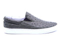 Olive Ostrich Slip On Sneakers US 9 image 0