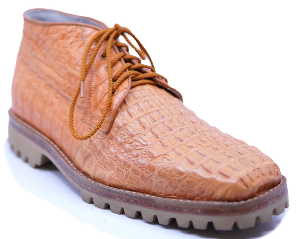 Caiman Hornback Square Toe 8D Ankle Boots image 2