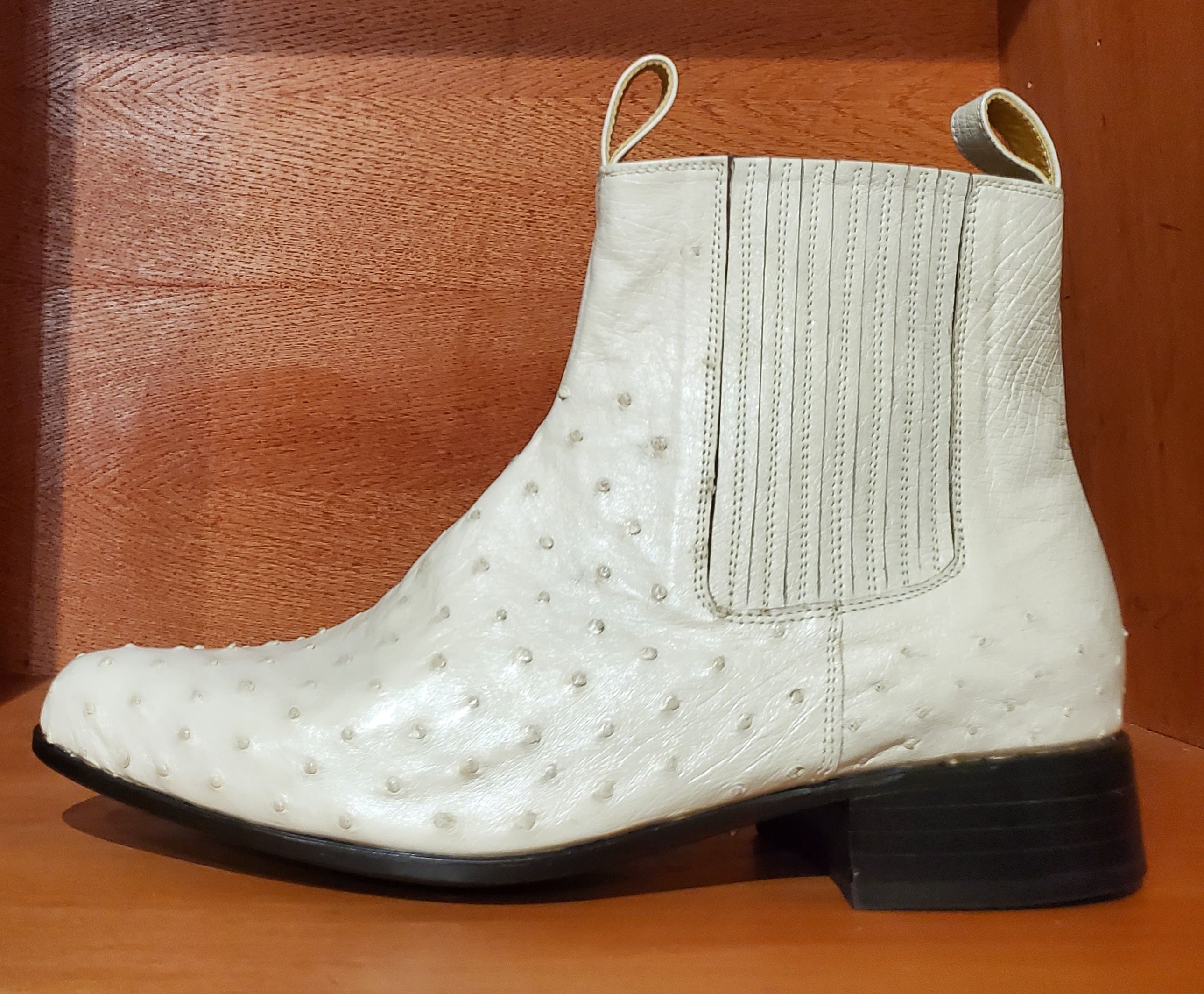 Full Ostrich Botin US Men's 10.5 image 1