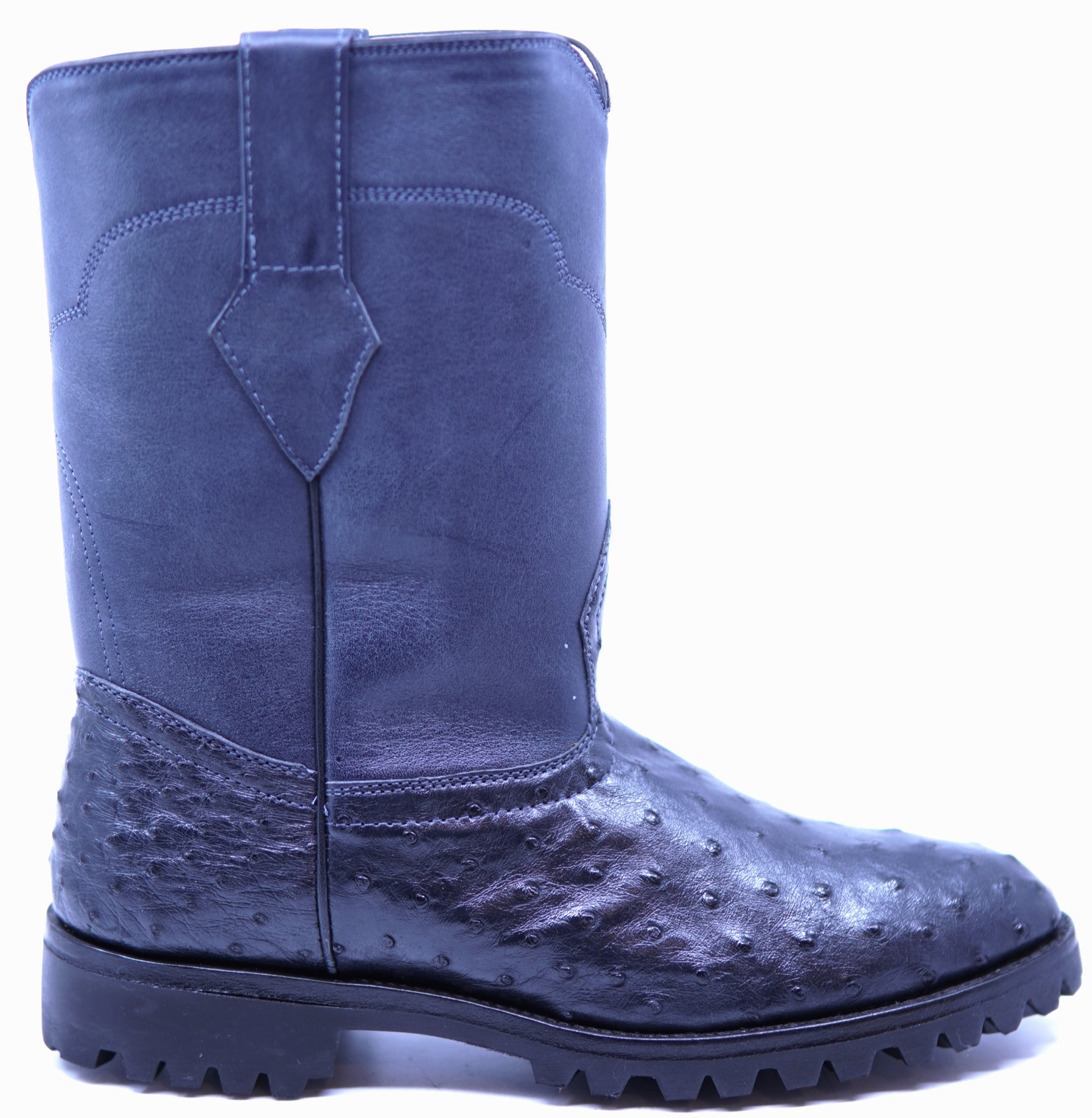 Genuine Ostrich Roper Boots – Max Leather Inc.