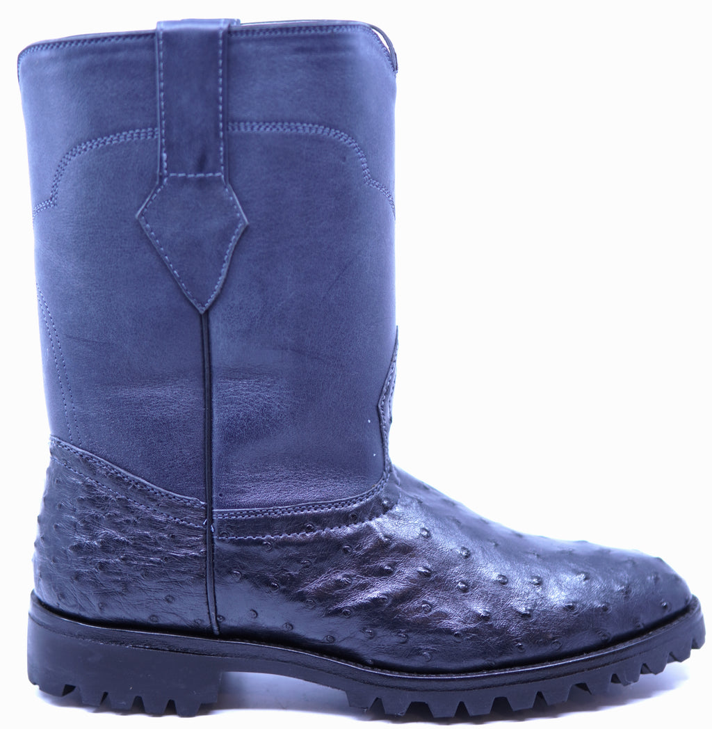 Genuine Ostrich Roper Boots image 0