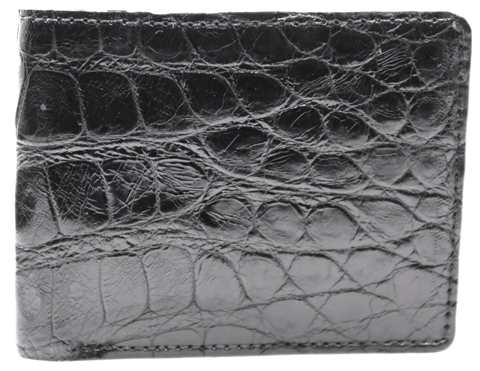 Genuine Alligator Bi-Fold Wallet image 0