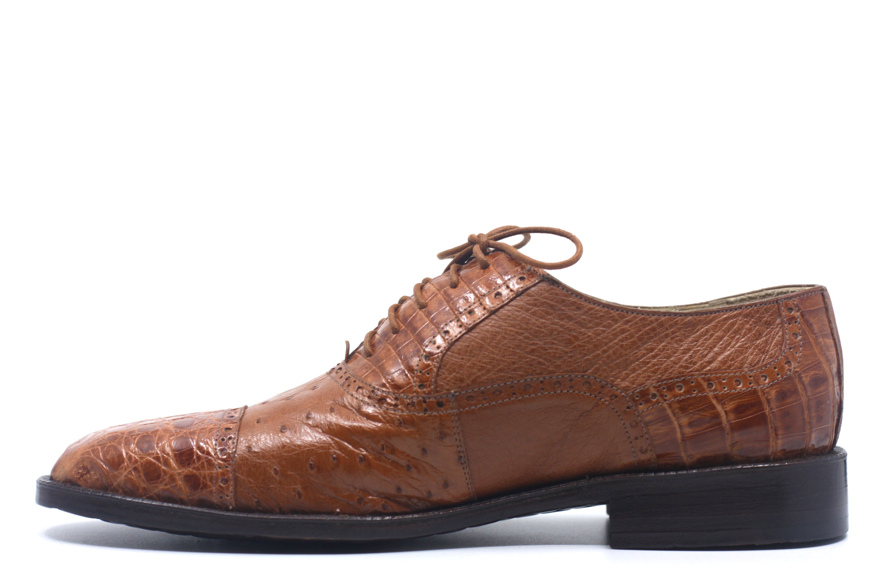 Ostrich & Crocodile Belly Cap Toe US Men's 11 image 3