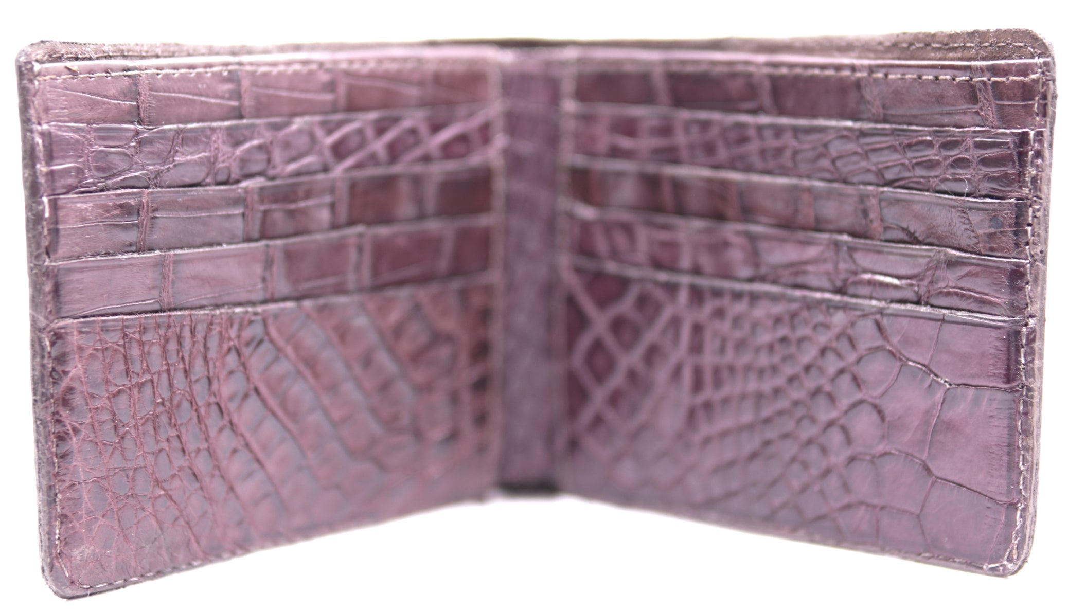Genuine Alligator Bi-Fold Wallet image 1