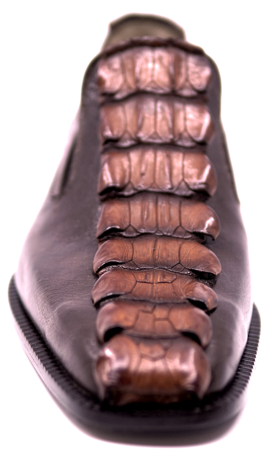 Genuine Leather & Alligator Tail Loafer Dress Shoe image 3