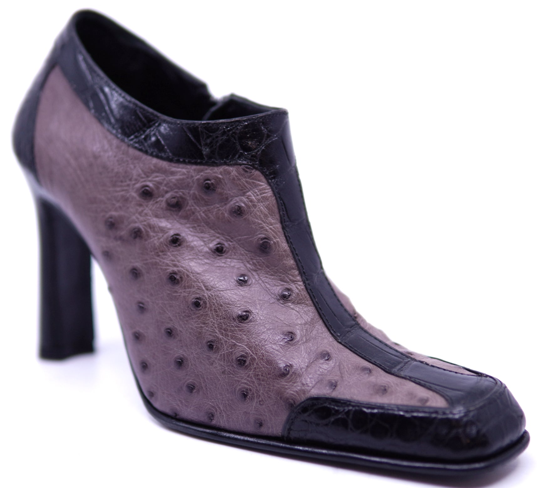 Ostrich and Alligator Ankle Heel image 2
