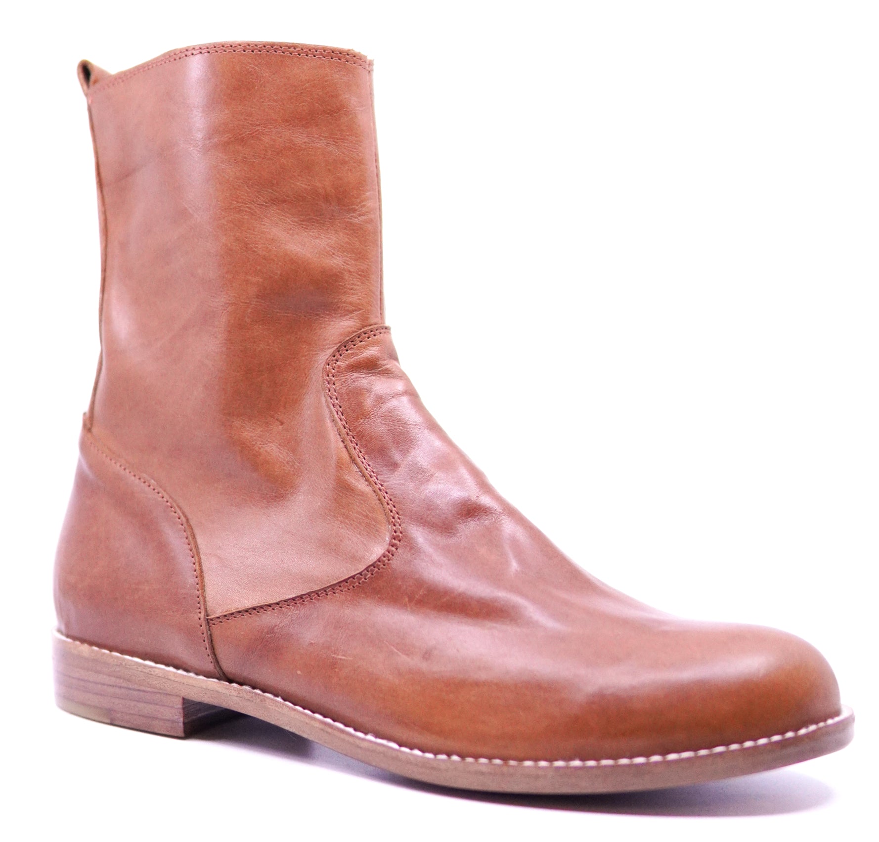 Leather Zipper Boot image 1