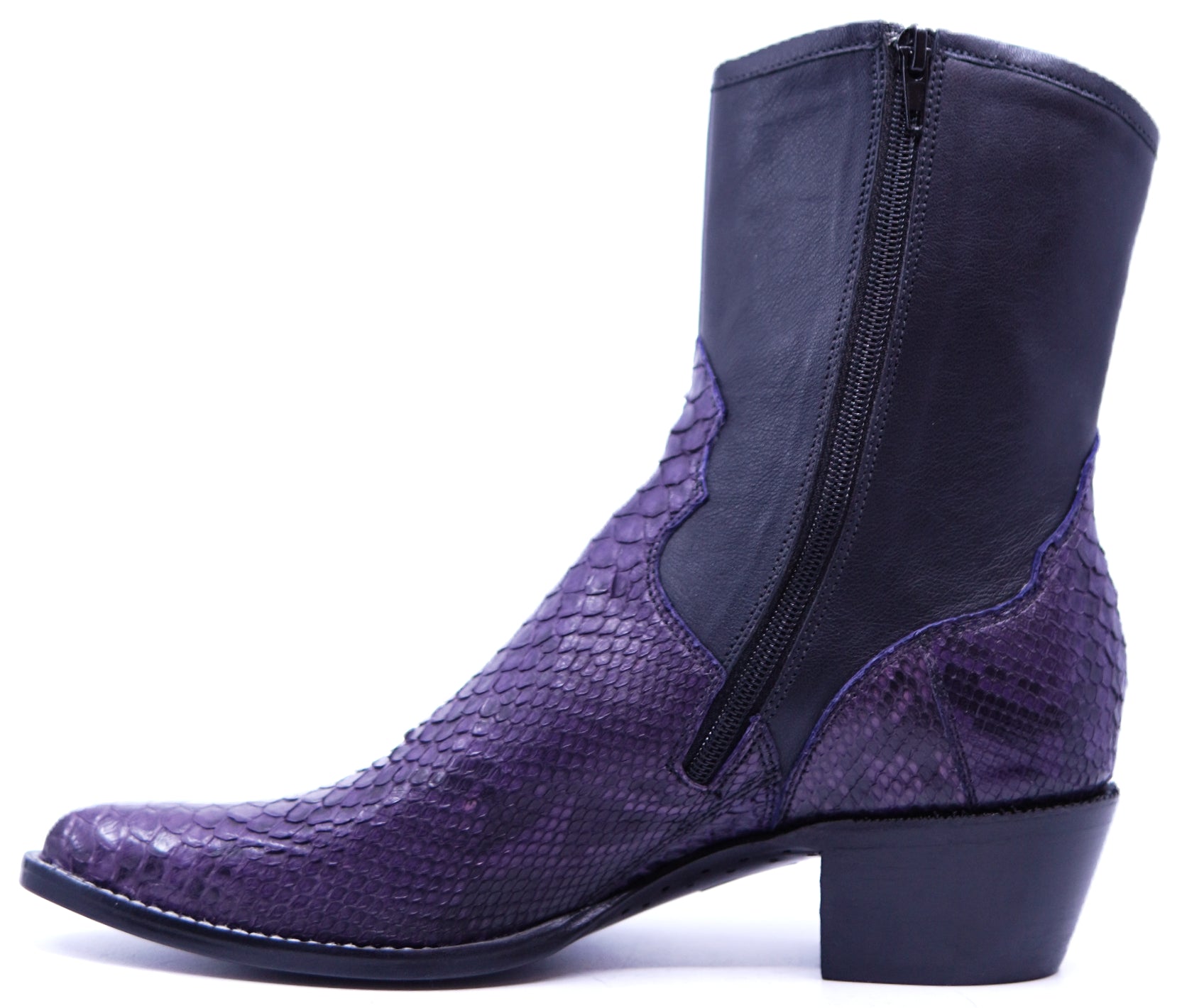 Genuine Purple Python Botin 9-US Womens image 1