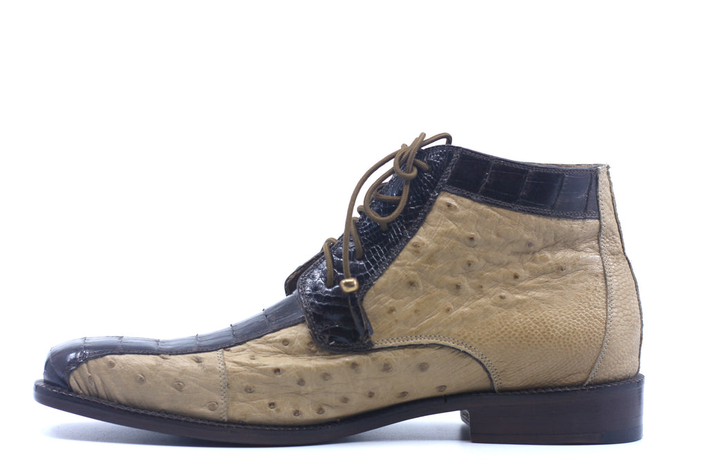Ostrich and Crocodile Men's Dress Boot US 10.5 image 2