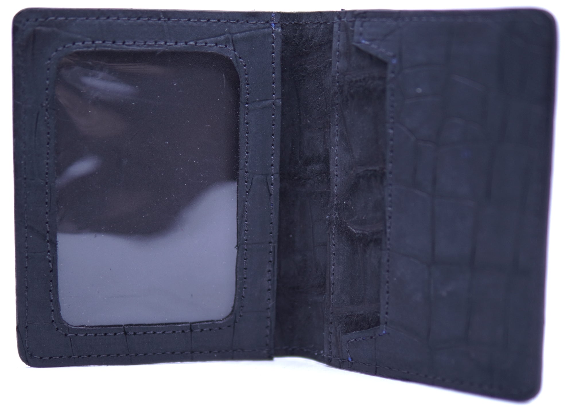 Genuine Suede Alligator Card Holder image 1