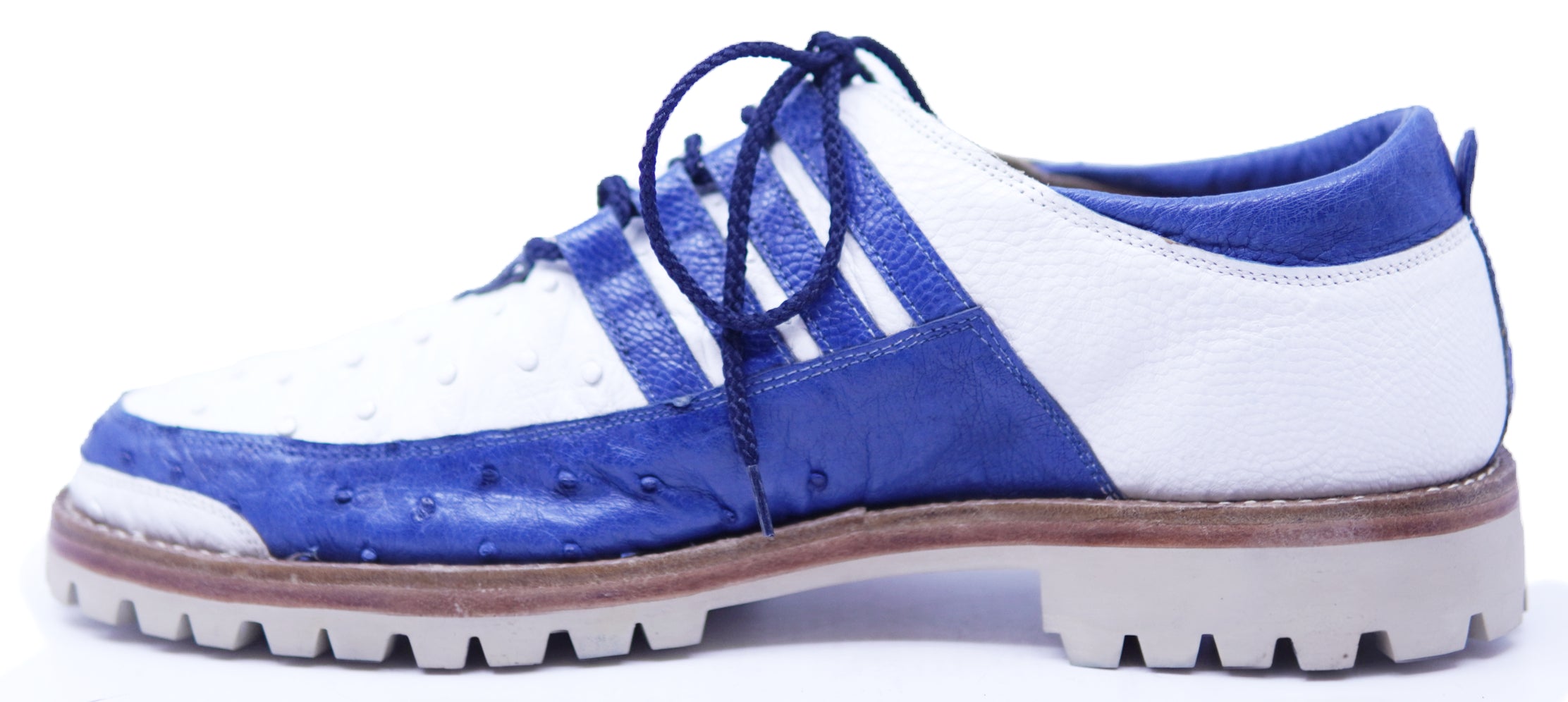 Full Ostrich Royal Blue & White Rubber Outsole image 1