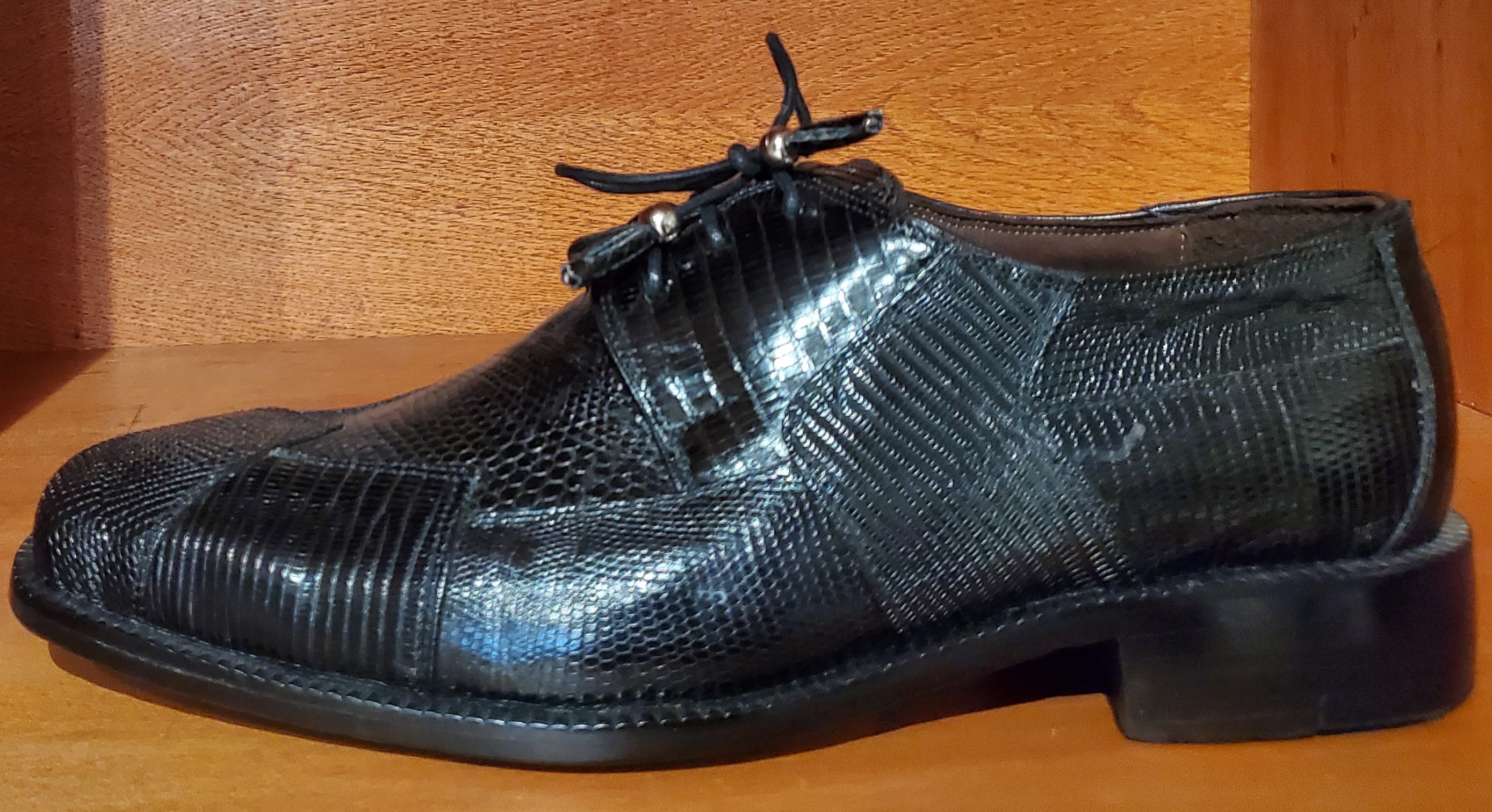 Black Lizard 007 Dress Shoe US Men's 10.5 image 1