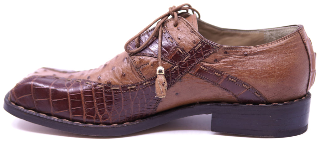 Genuine Alligator Belly & Ostrich Dress Shoe image 1