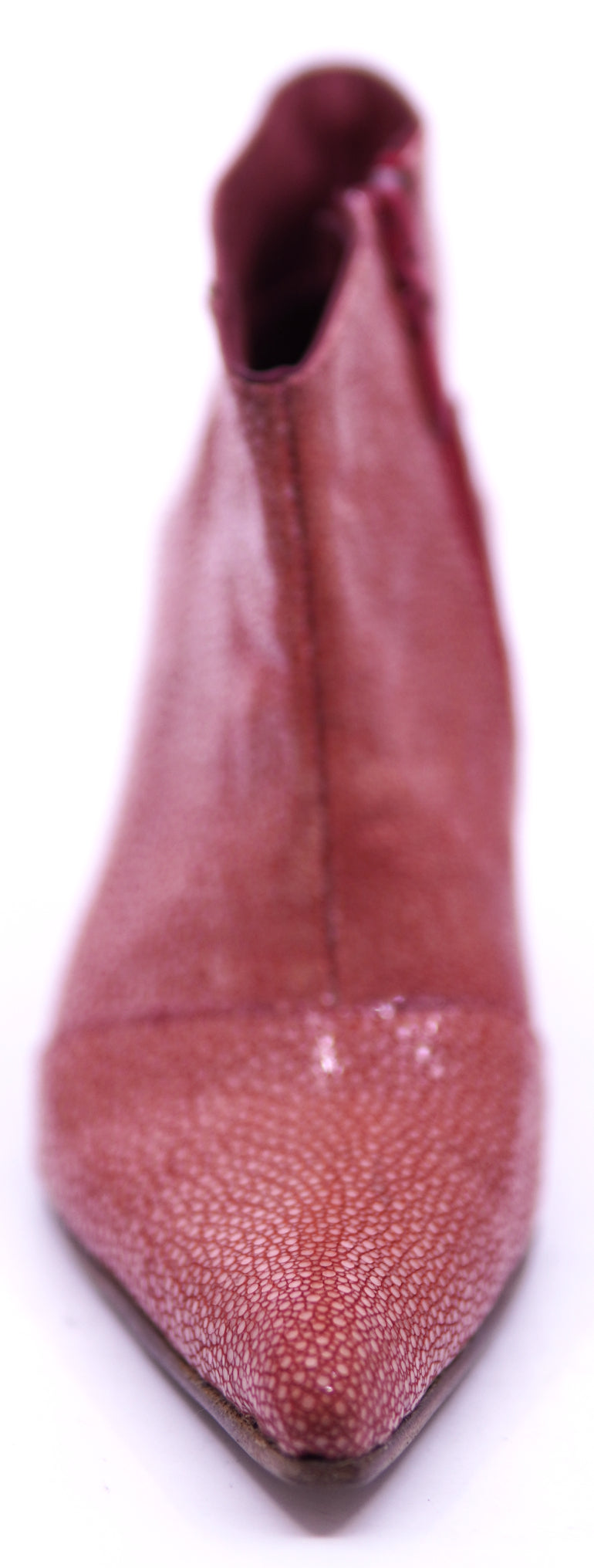 Coral Sanded Stingray Ankle Heel image 3