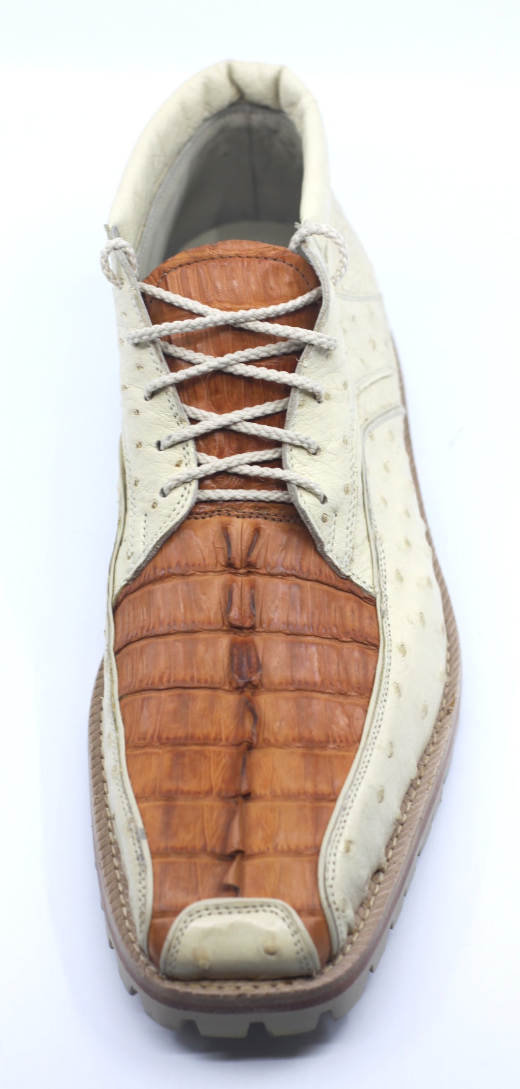 Ostrich and Caiman Tail Boot US Men's 10 image 2
