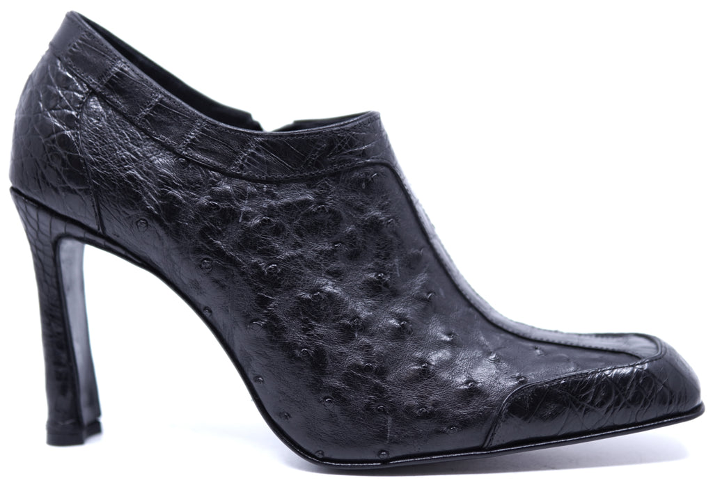 Ostrich & Crocodile Ankle Heel 13-US Women's image 0