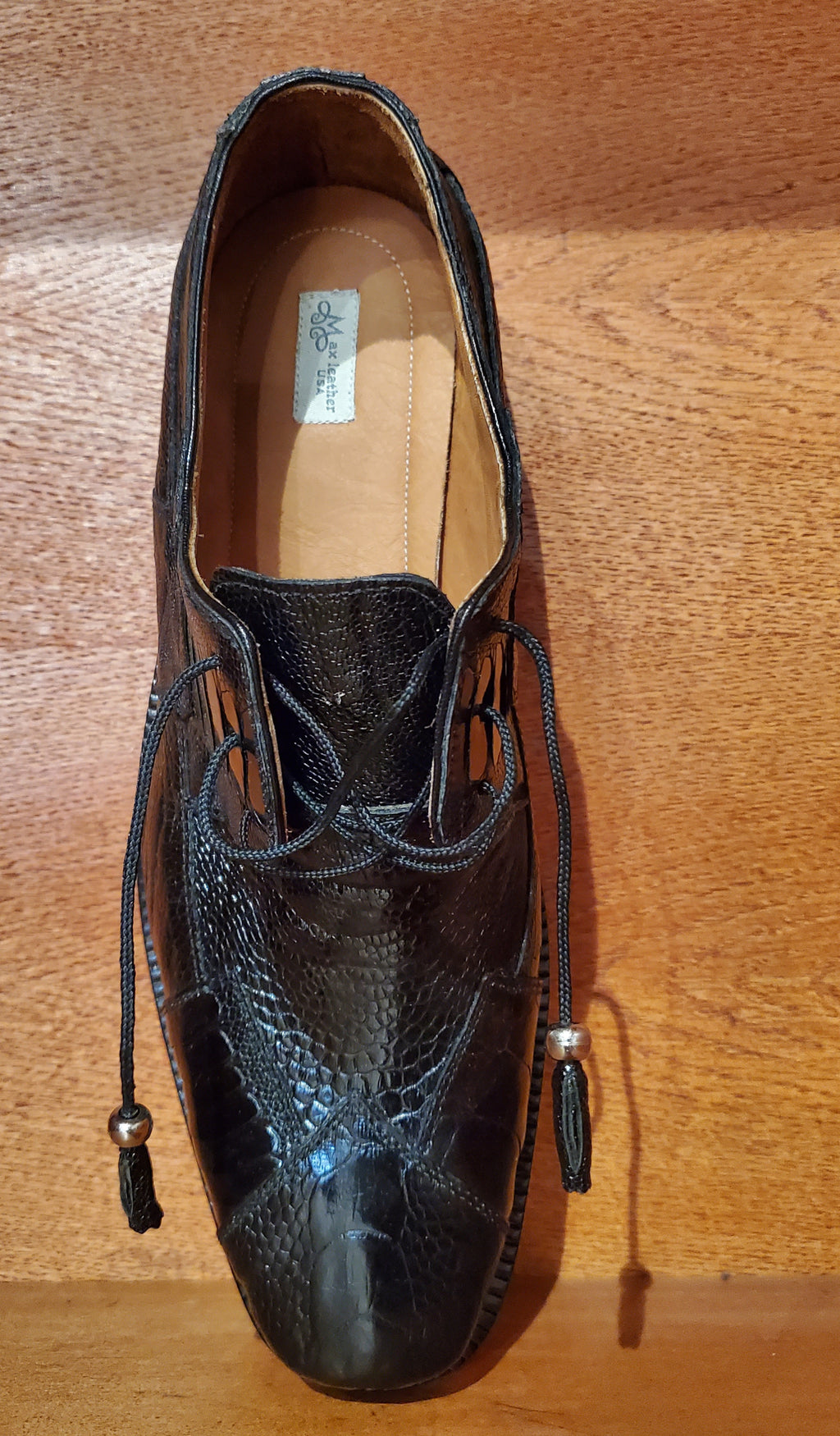 Ostrich Leg Dress Shoe US Men's 10.5 image 2