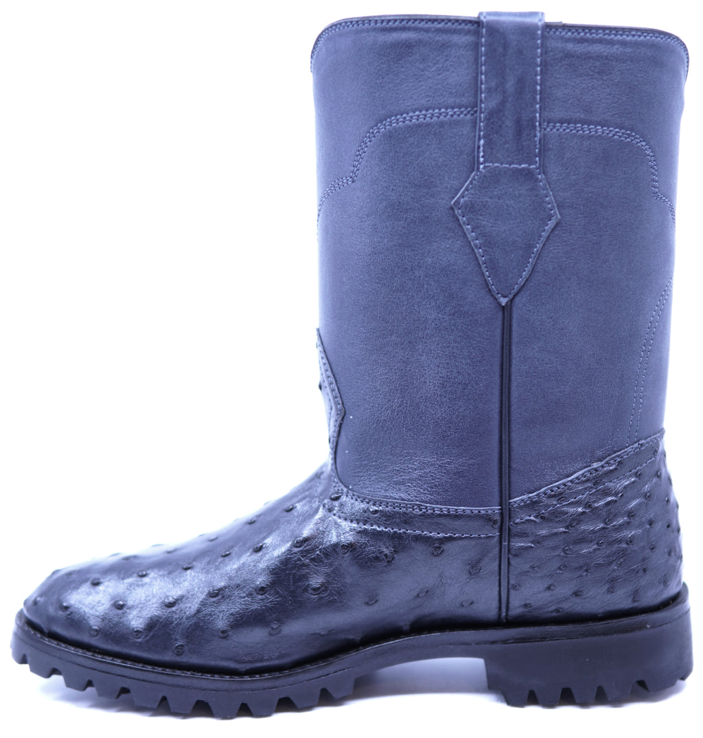 Genuine Ostrich Roper Boots image 1