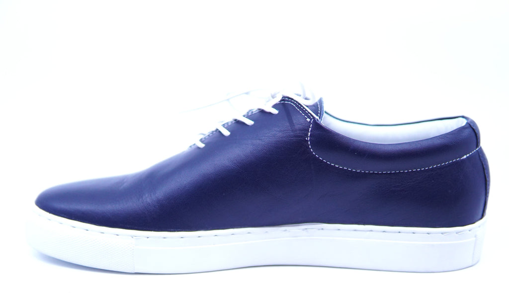 One Piece Navy Leather Sneaker US Men’s 10 image 2