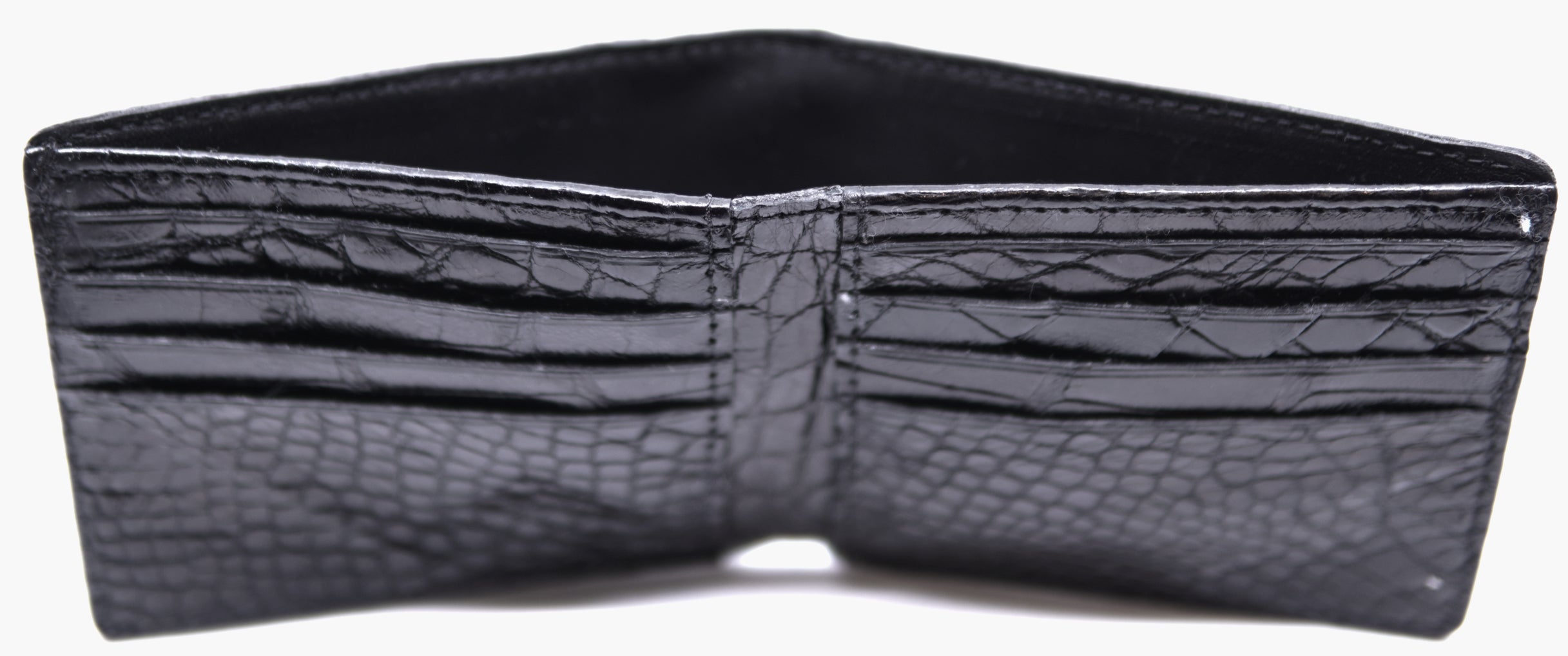 Genuine Alligator Bi-Fold Wallet image 2
