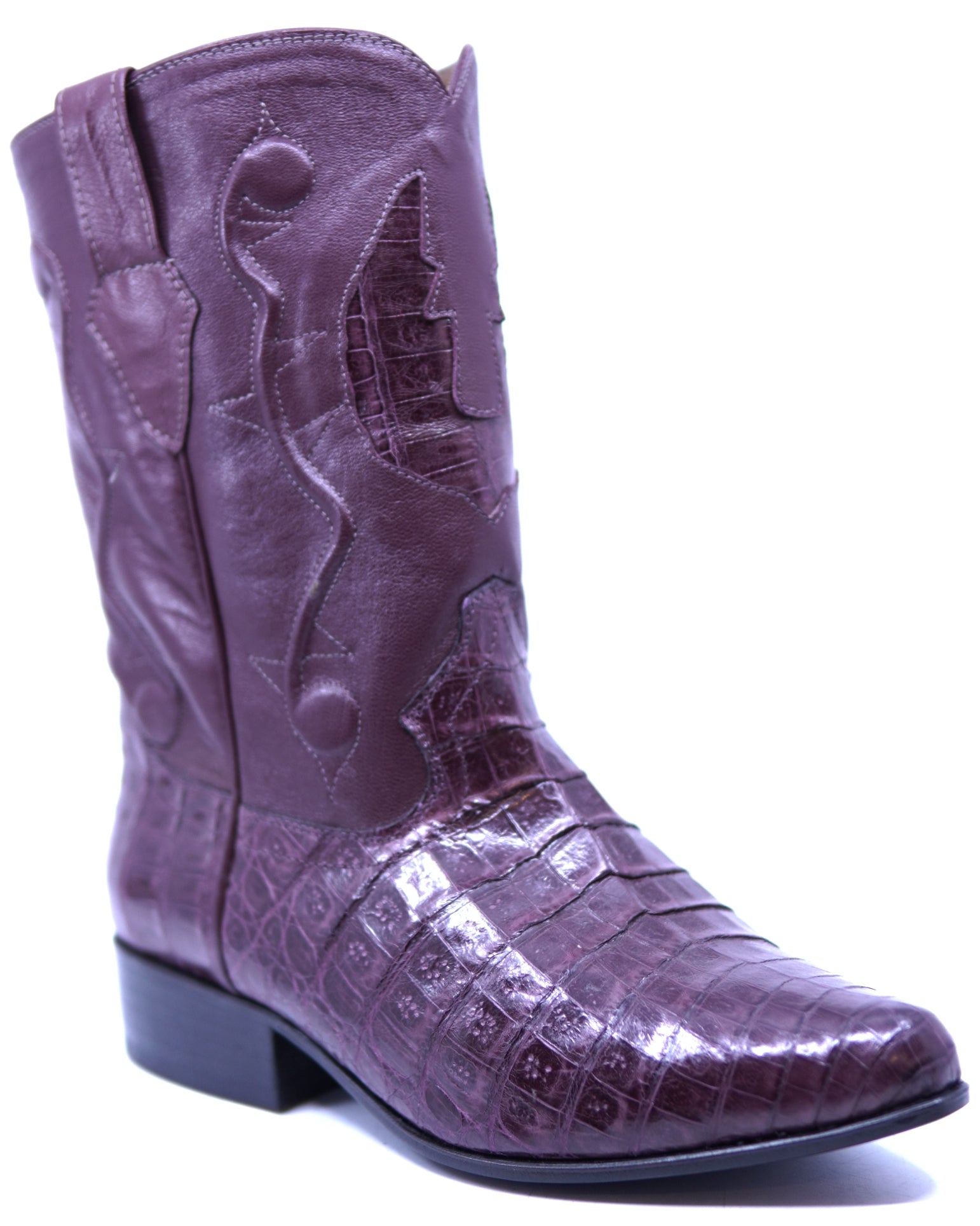 Genuine Caiman Belly Roper Boots 7EE-US Women's – Max Leather Inc.
