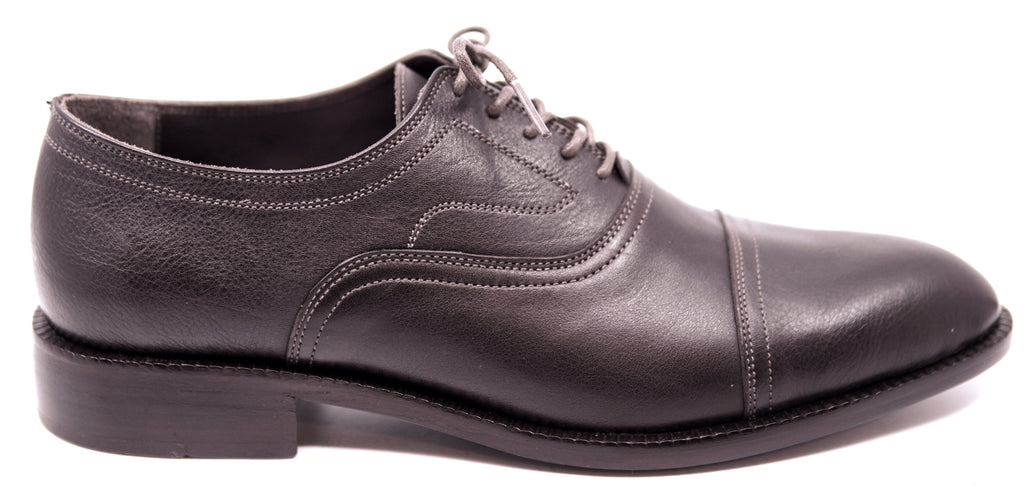 Dark Brown Leather Captoe Dress Shoe image 0