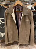 Rustic  Brown Leather Jacket US Men's S image 0