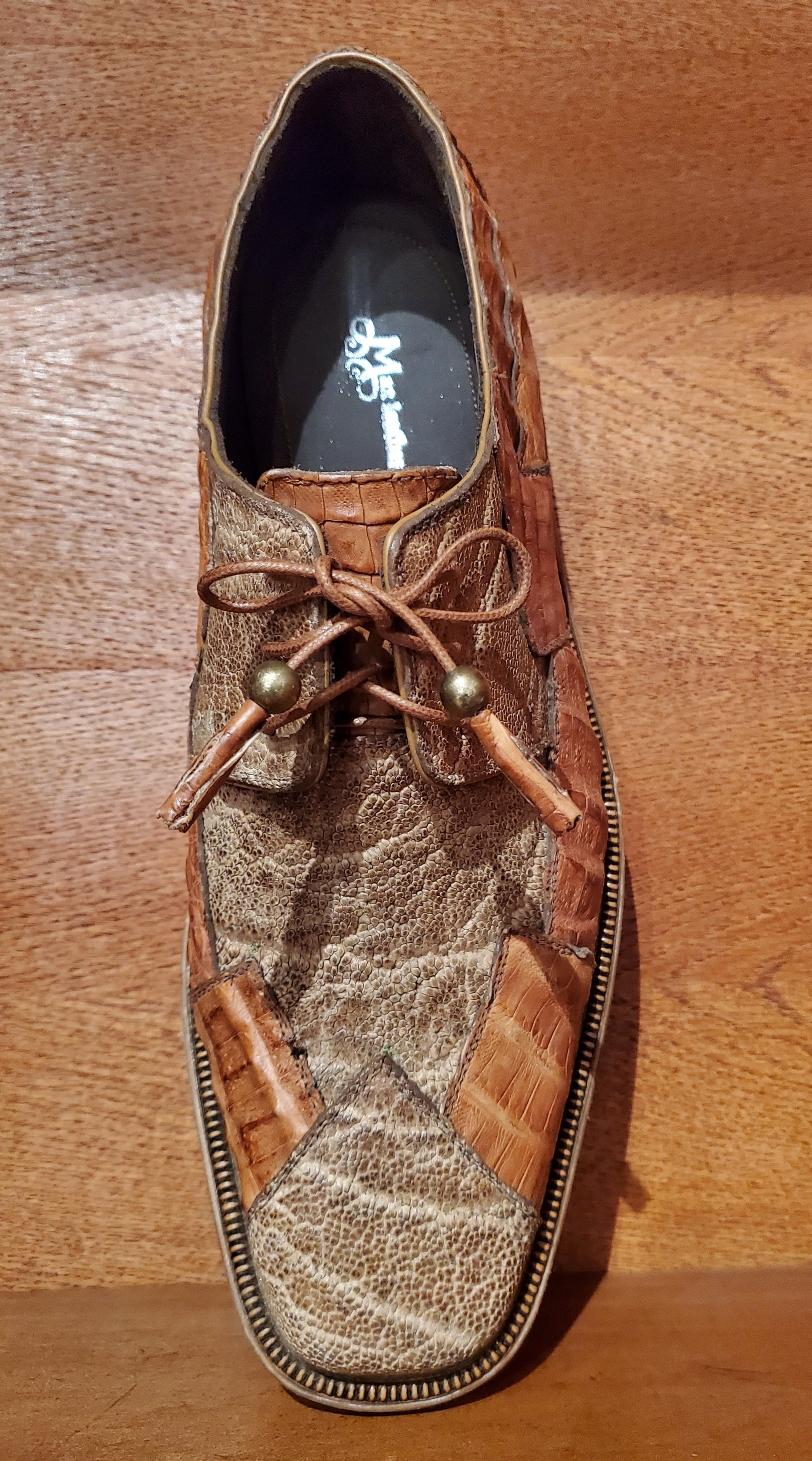 Crocodile and Elephant Dress Shoe US Men's 11.5 image 2