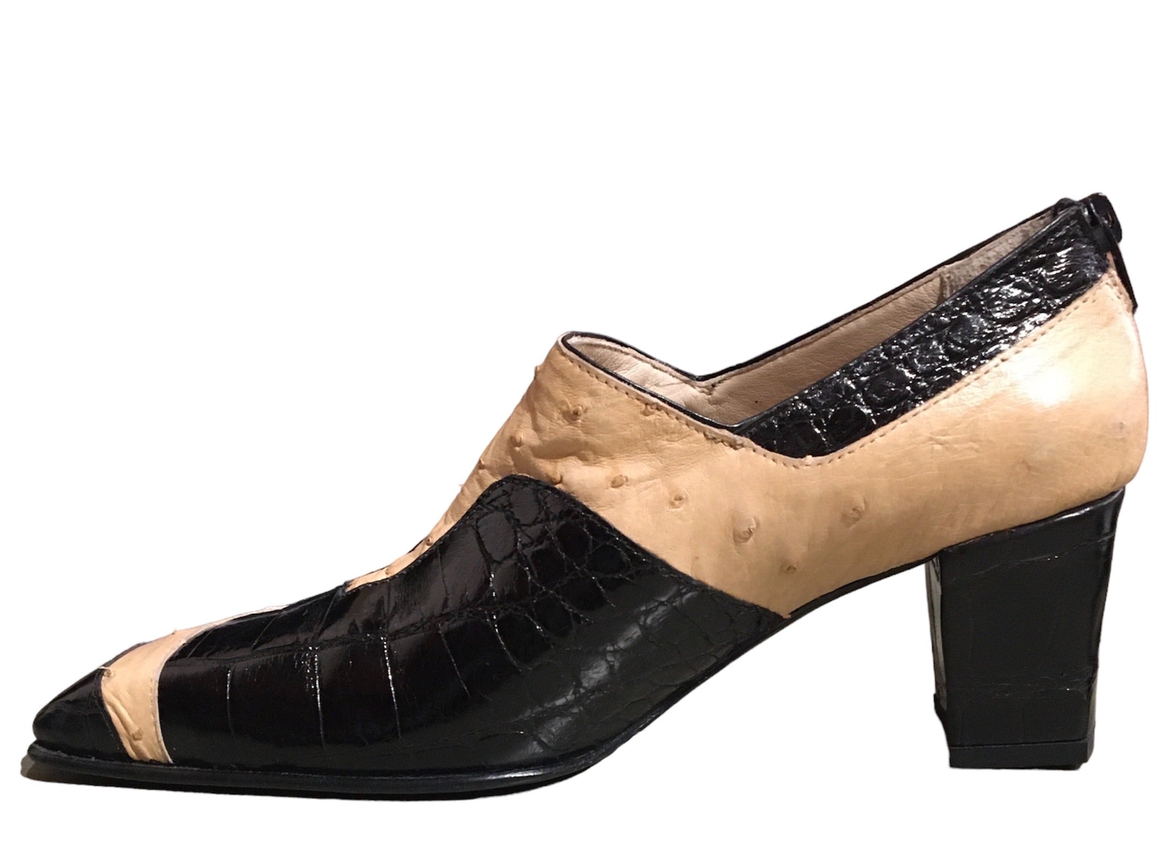 Ostrich and Alligator Heels  image 1