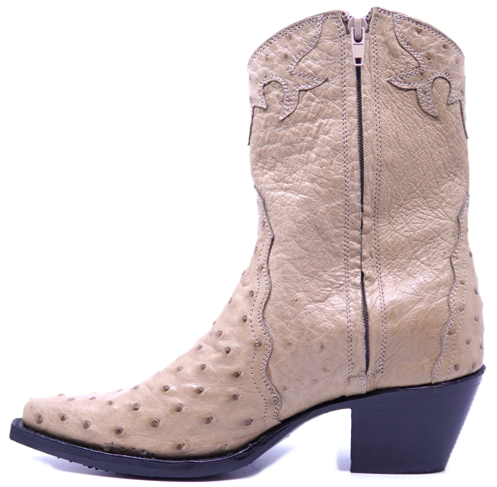Genuine Ostrich Botin 7.5-US Women's image 1