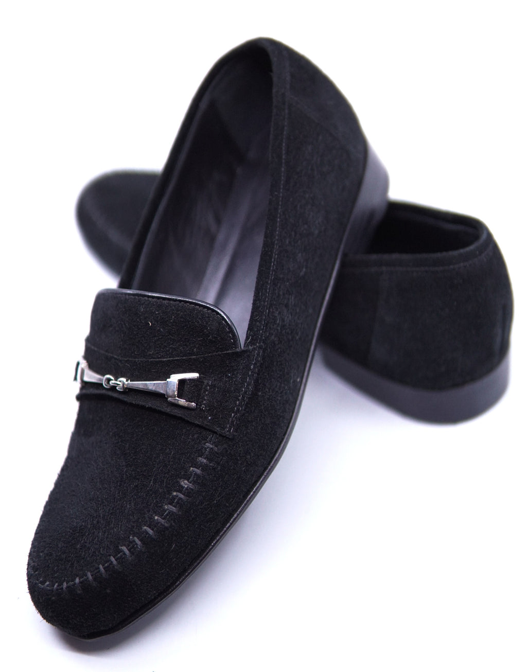 Black Suede Loafer US 9.5 image 4