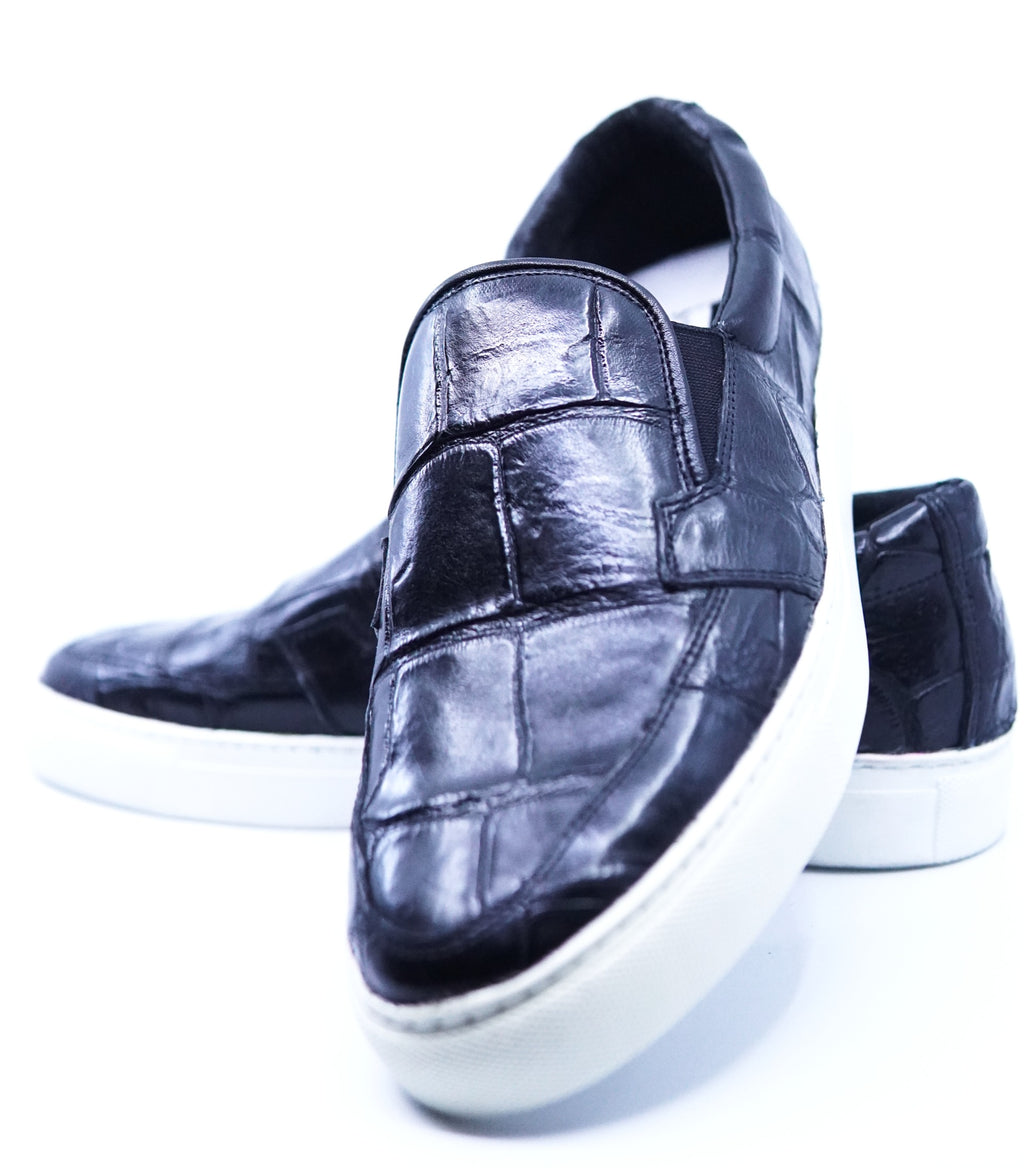 Full Alligator Belly Slip On Sneaker US 10 image 3