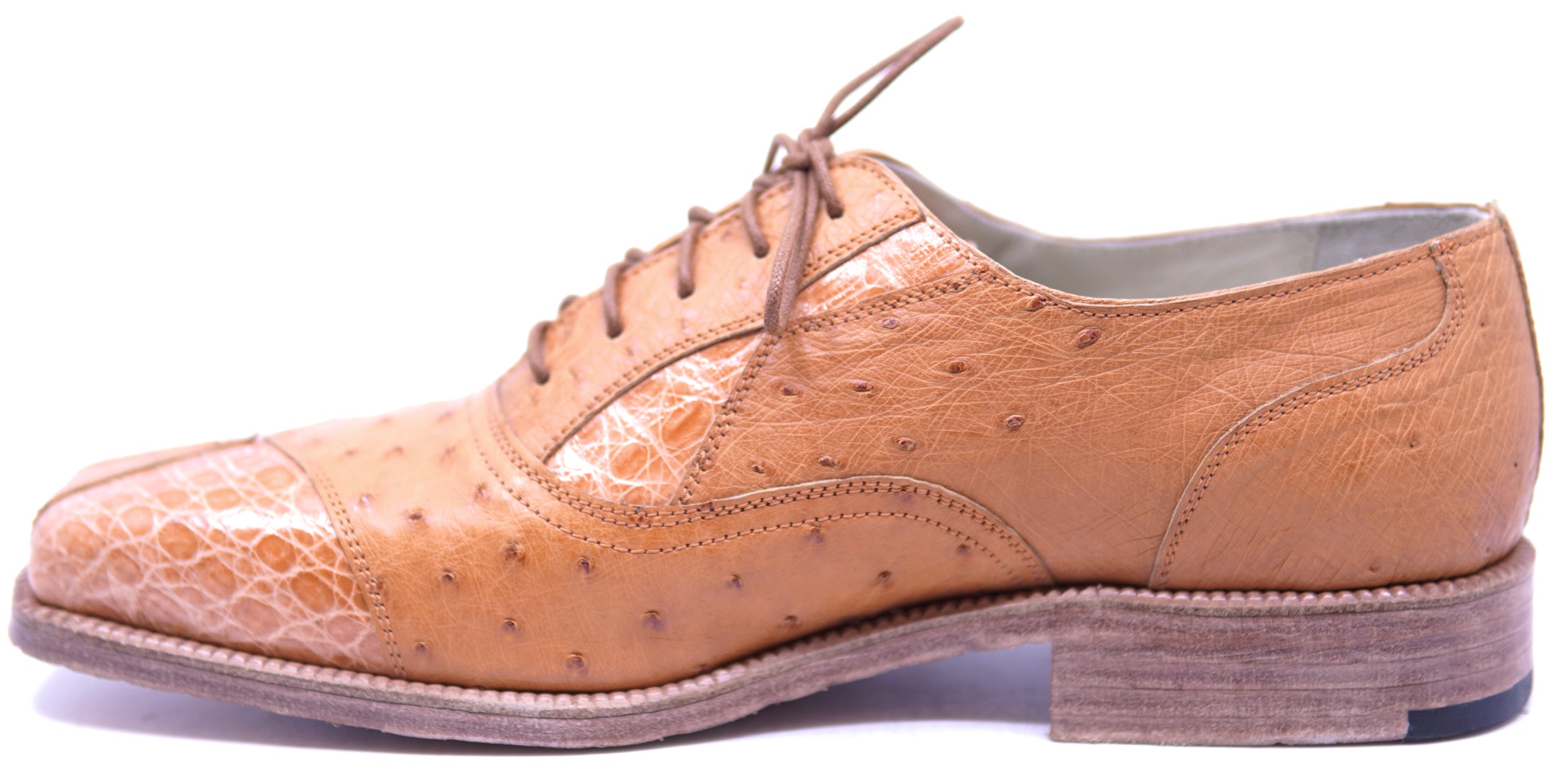 Genuine Alligator & Ostrich Dress Shoe 12-US Men's image 1