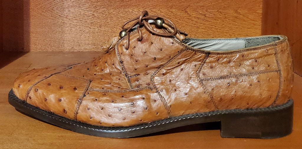 Full Cognac Ostrich 007 US Men's 10.5 image 1