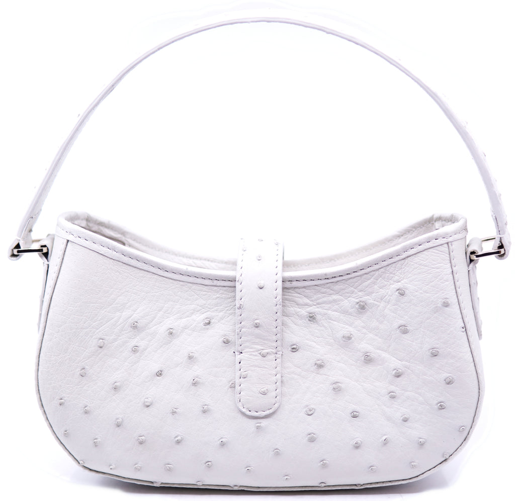 Genuine Ostrich Small Handbag Purse image 2