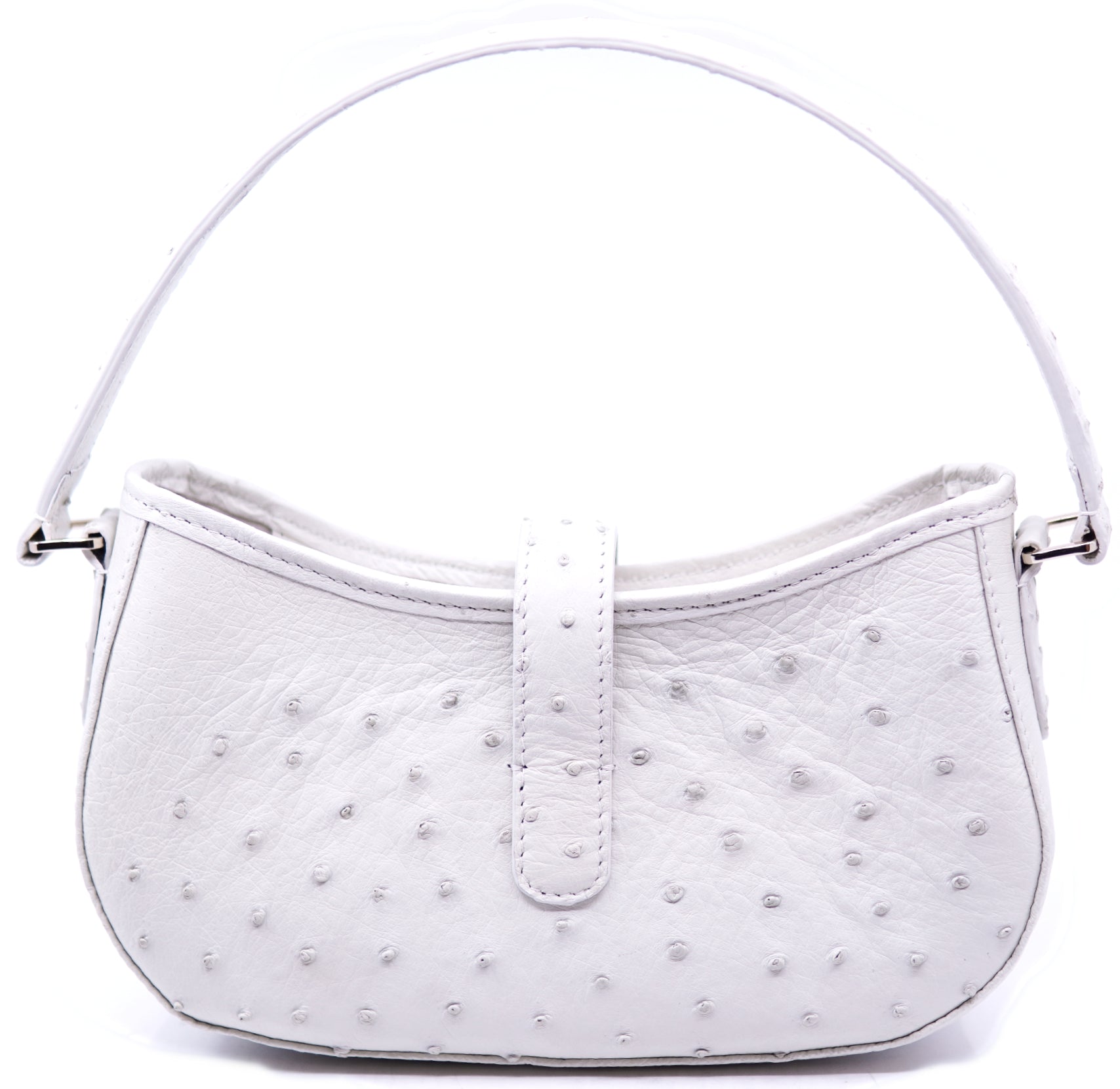 Genuine Ostrich Small Handbag Purse image 2