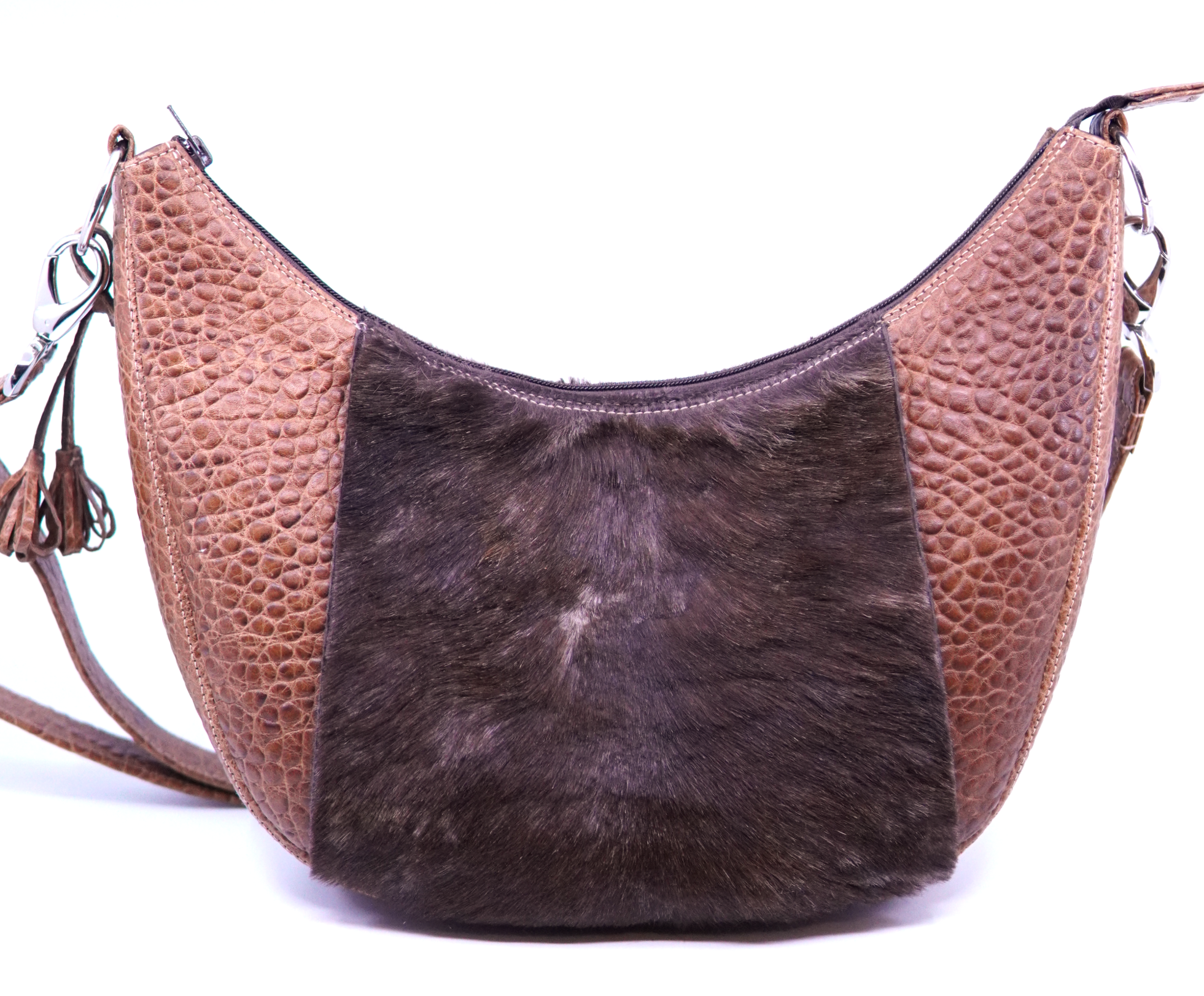 Hair-On Leather Medium Bag image 1