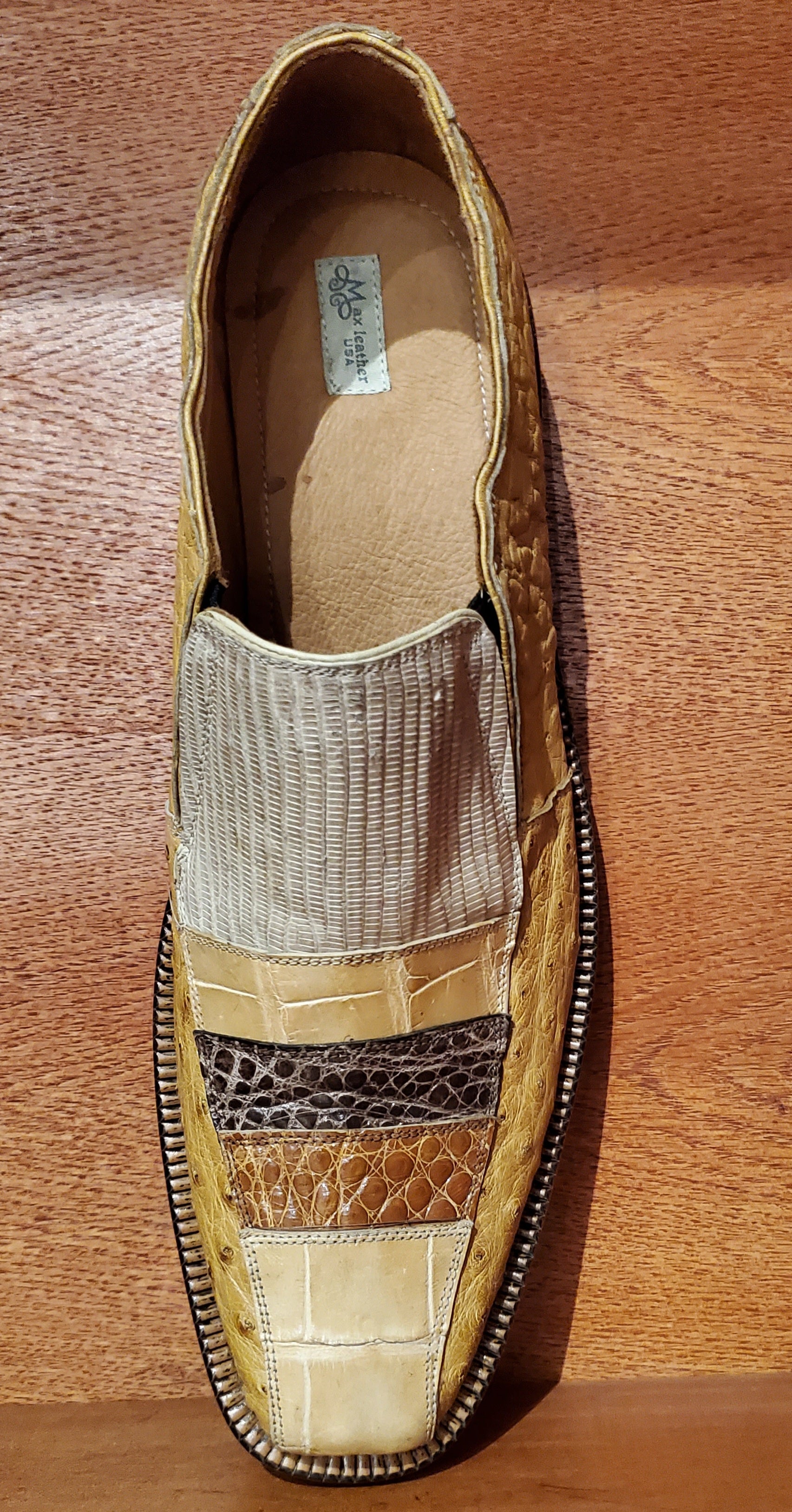 Alligator/Ostrich/Lizard Loafer US Men's 11.5 image 2