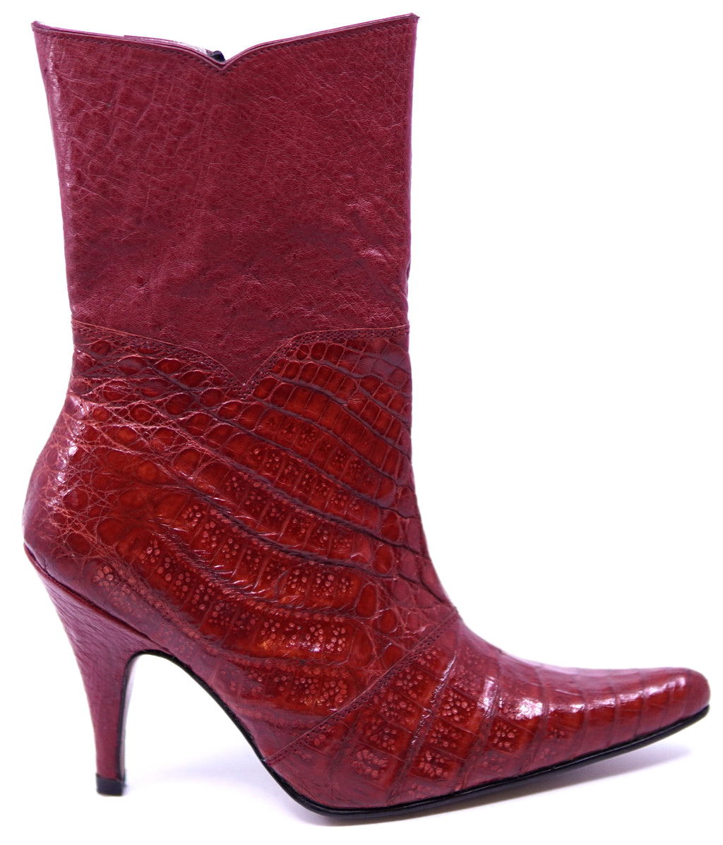 Crocodile Heel Botin image 0