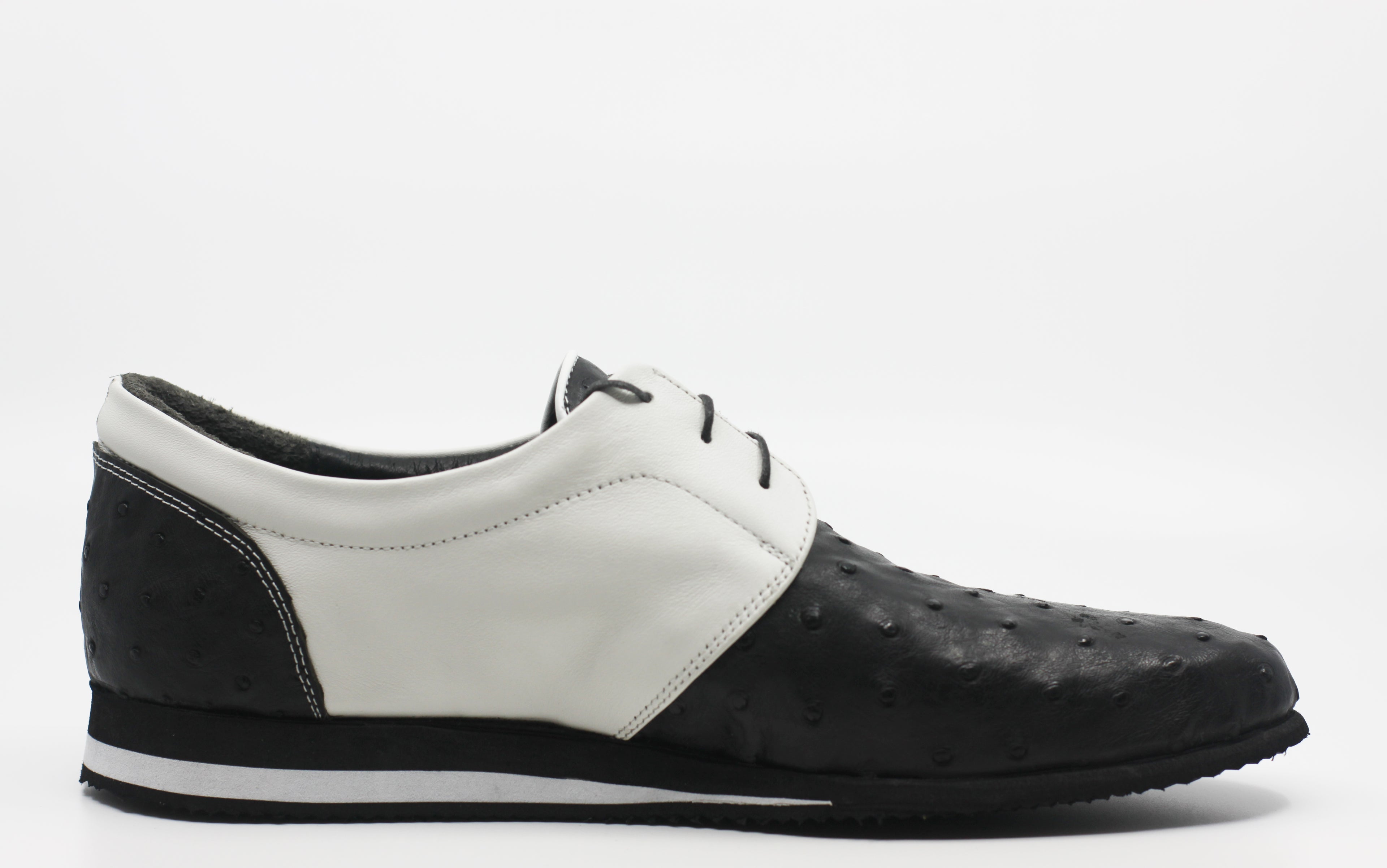 Ostrich & Leather Sneaker Men's 10 image 0