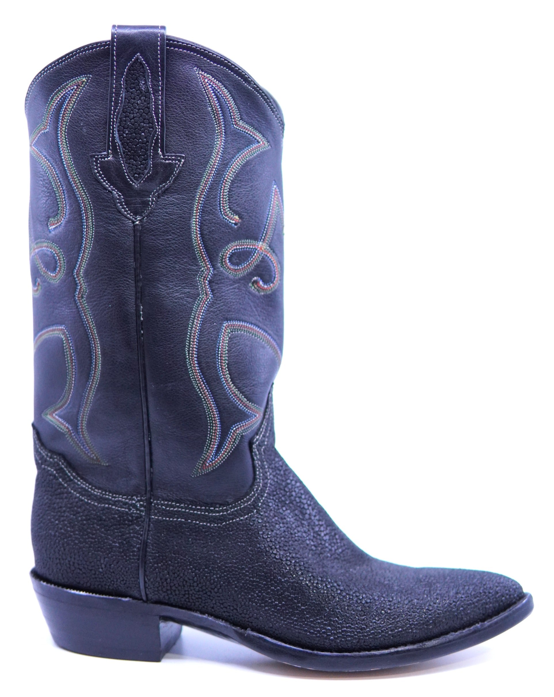 Stingray Textured Leather Cowboy Boots image 7