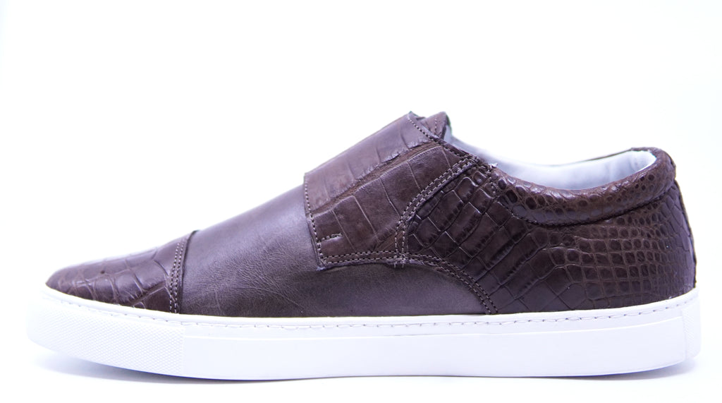 Alligator Belly Monk Strap Sneaker image 2