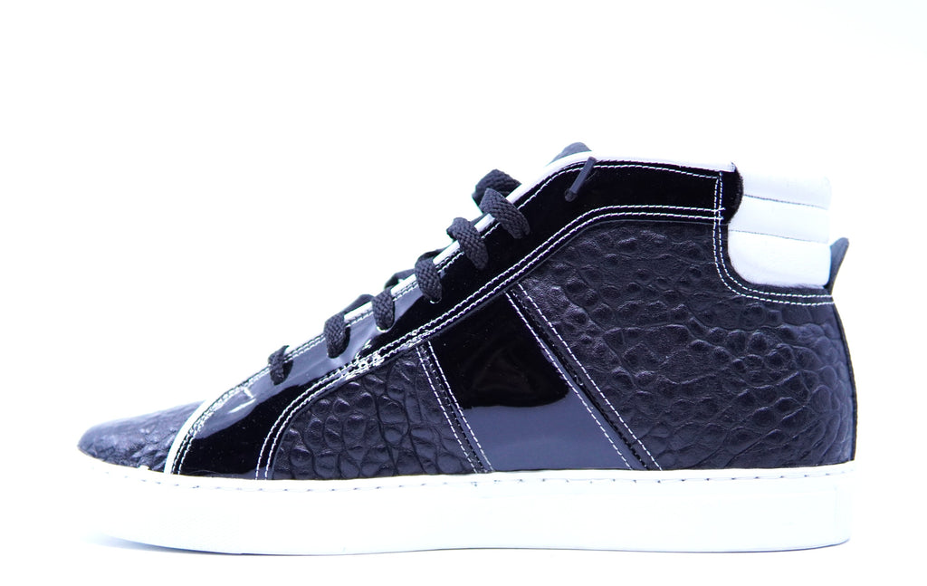 Patent Leather High Top Sneaker US Men's 11 image 2