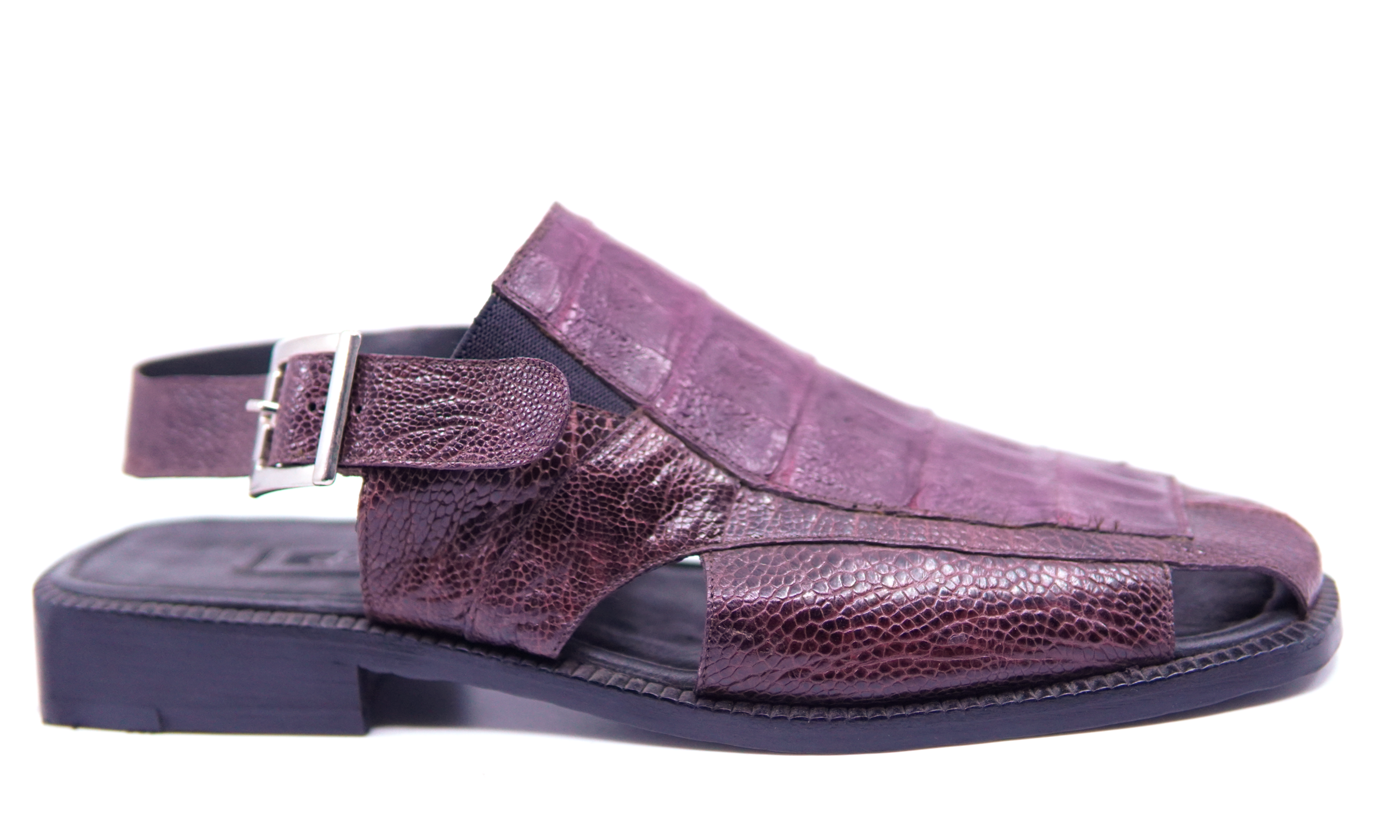 Crocodile & Ostrich Leg Sandals image 0