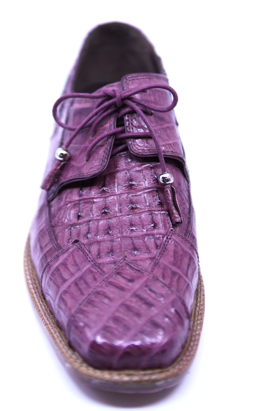 Full Caiman Burgundy Dress Shoes image 3