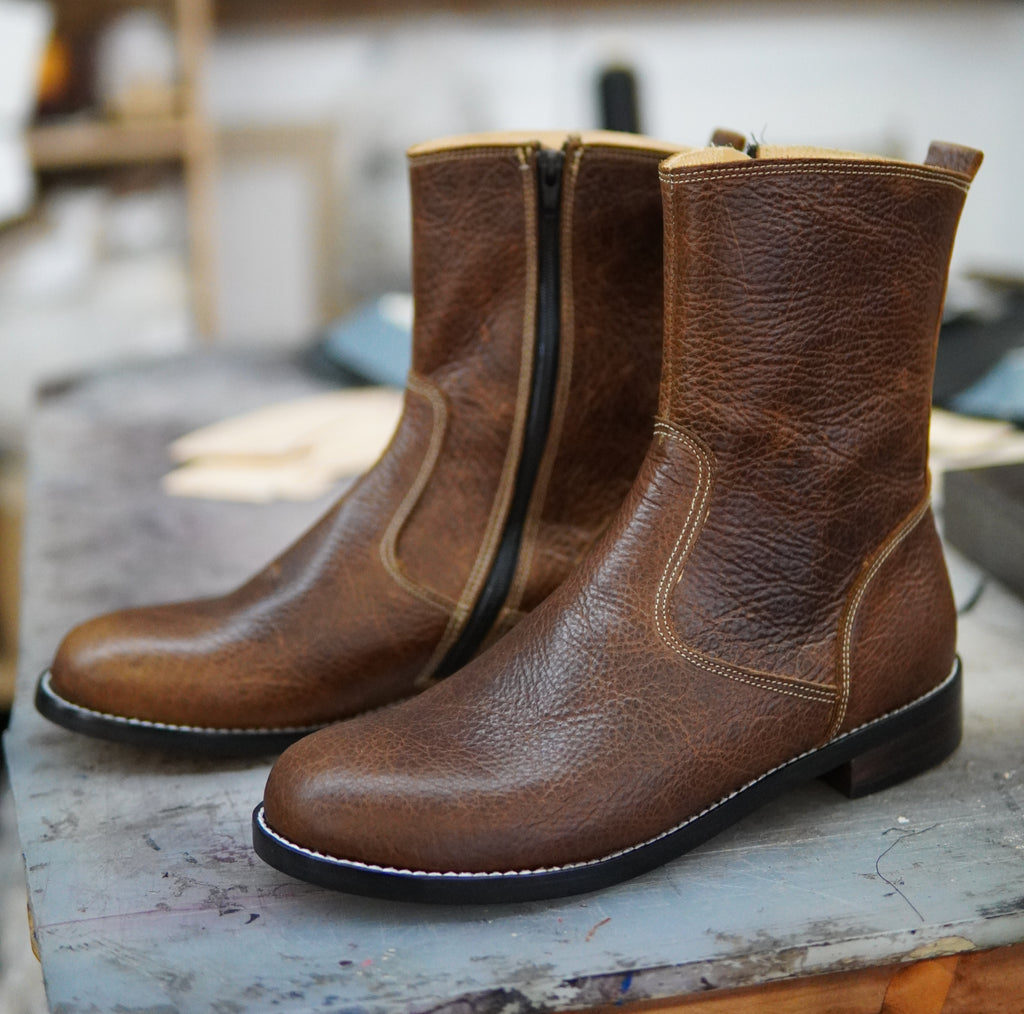 Leather Zipper Boot image 4