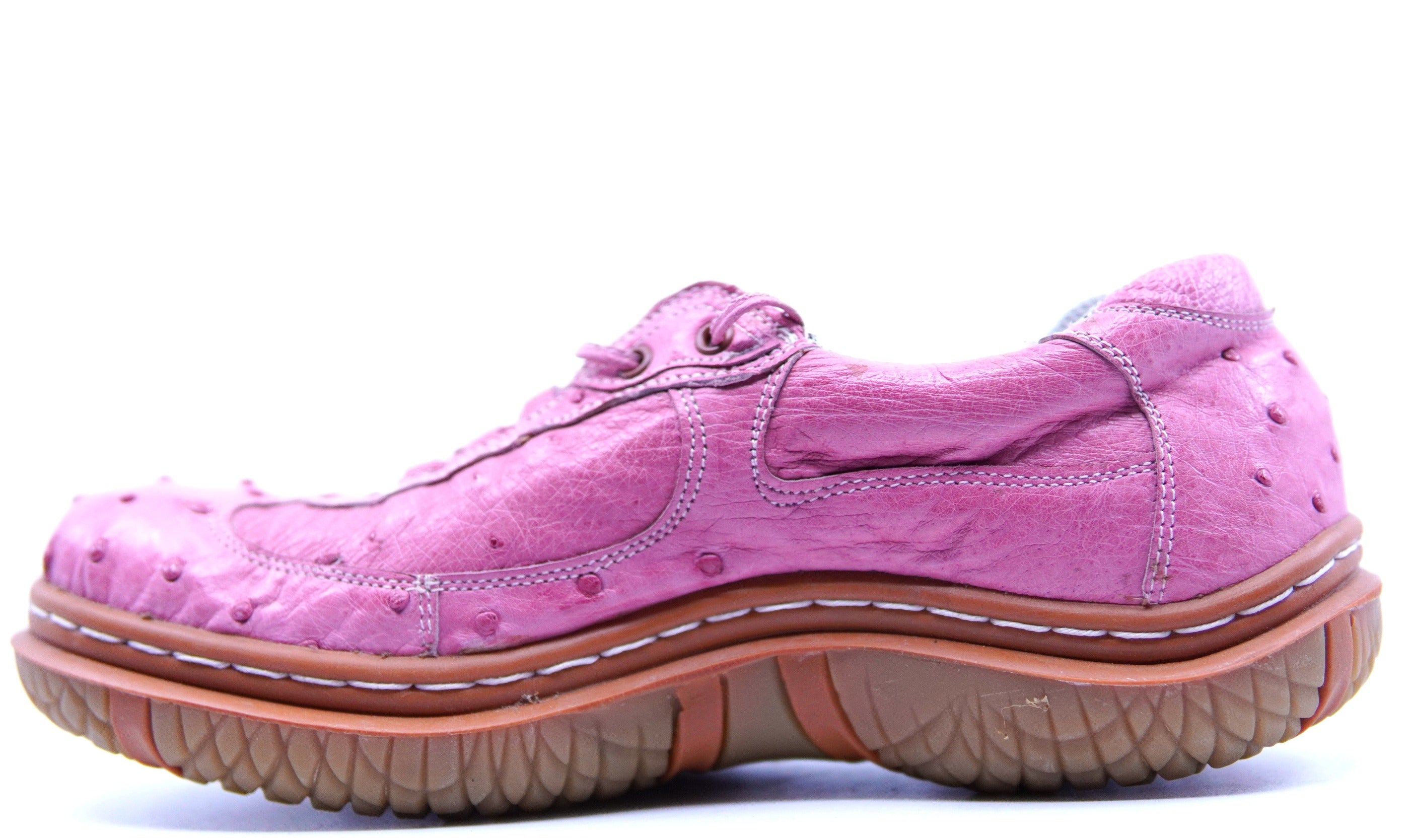 Pink Ostrich Sneakers US Women's 9 image 2