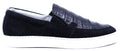 Genuine Crocodile & Suede Slip-On Sneakers image 0
